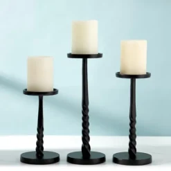 Kirkland's Home Candle Holders-Metal Twisted Candle Holder, 12 In.