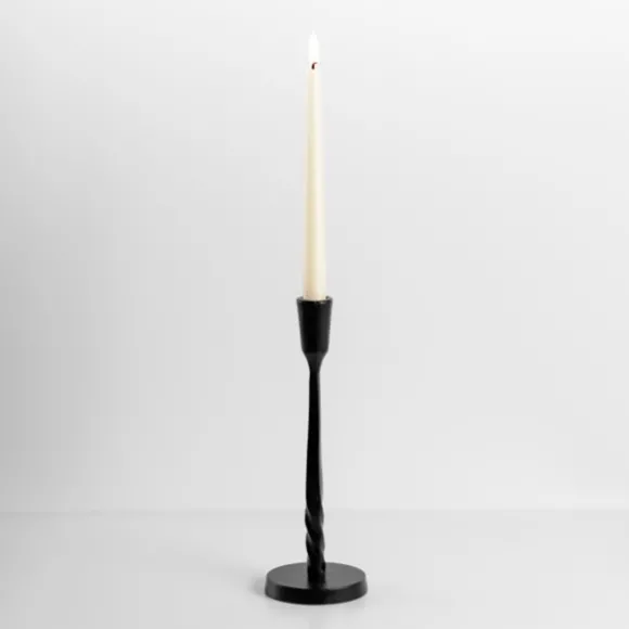 Kirkland's Home Candle Holders-Metal Twisted Taper Candle Holder, 10 In.