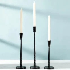 Kirkland's Home Candle Holders-Metal Twisted Taper Candle Holder, 10 In.