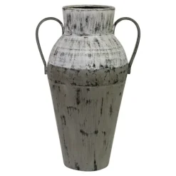 Kirkland's Home Vases-Metal Two-Tone Distressed Vase