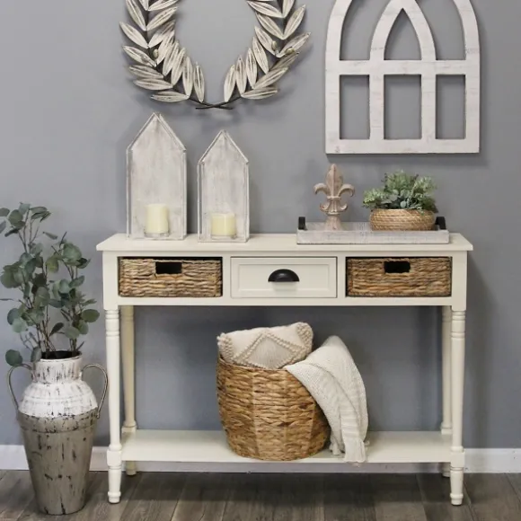 Kirkland's Home Vases-Metal Two-Tone Distressed Vase