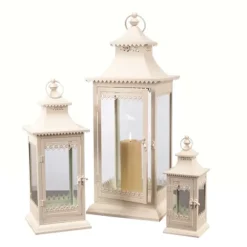 Kirkland's Home Lanterns-Metal Vintage Lanterns, Set Of 3