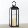 Kirkland's Home Lanterns-Metal Windowpane Lantern, 21 In.