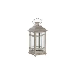 Kirkland's Home Lanterns-Metal Windowpane Lanterns, Set Of 3