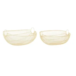 Kirkland's Home Decorative Bowls & Jars-Metal Wire Baskets, Set Of 2