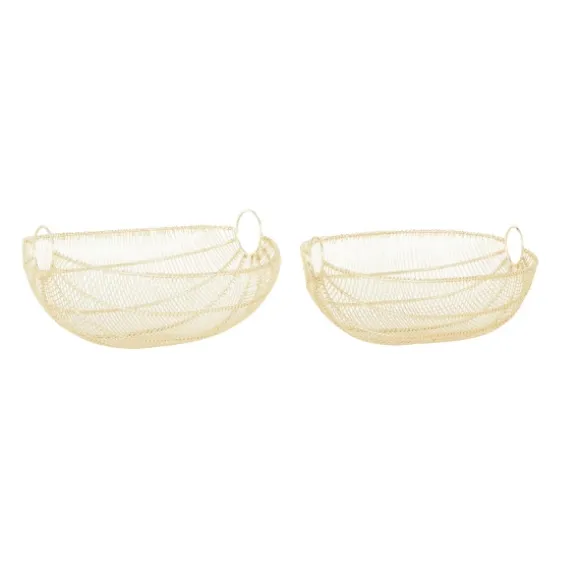 Kirkland's Home Decorative Bowls & Jars-Metal Wire Baskets, Set Of 2