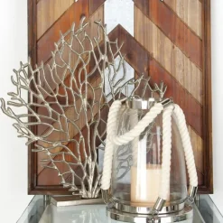 Kirkland's Home Statues & Figurines-Metallic Coastal Branch Statue
