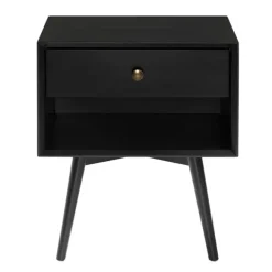 Kirkland's Home Nightstands-Mid-Century Cubby Nightstand