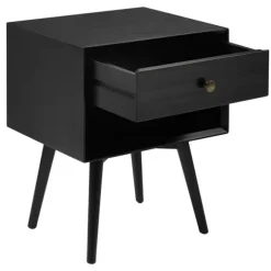 Kirkland's Home Nightstands-Mid-Century Cubby Nightstand