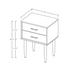 Kirkland's Home Accent & End Tables-Mid-Century Modern Accent Table