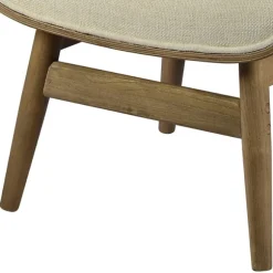 Kirkland's Home Benches & Ottomans-Mid-Century Modern Saddle Seat Ottoman