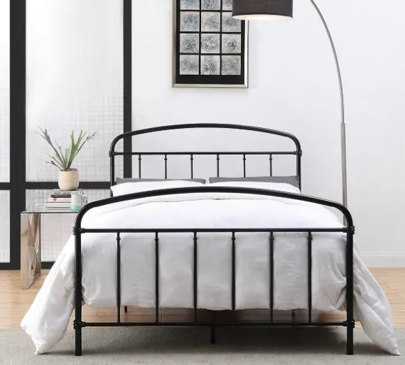 Kirkland's Home Beds & Headboards-Midnight Vintage Arch Full Bed Frame