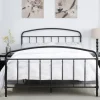 Kirkland's Home Beds & Headboards-Midnight Vintage Arch Queen Bed Frame