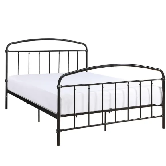 Kirkland's Home Beds & Headboards-Midnight Vintage Arch Queen Bed Frame