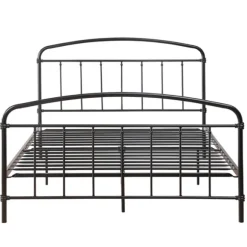 Kirkland's Home Beds & Headboards-Midnight Vintage Arch Queen Bed Frame