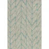 Kirkland's Home Outdoor Rugs-Mist And Aqua Chevron Outdoor Area Rug, 5X7