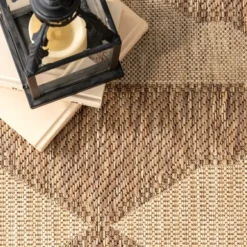 Kirkland's Home Outdoor Rugs-Mitchell Geo Diamonds Outdoor Rug, 8X10