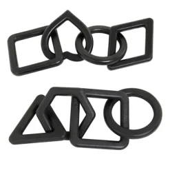 Kirkland's Home Statues & Figurines-Mixed Shapes Chain Sculptures, Set Of 2