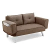 Kirkland's Home Sofas & Loveseats-Mod Wing Arm Convertible Sofa