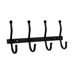 Kirkland's Home Hooks-Modern Farmhouse Black Metal Wall Hooks
