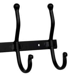 Kirkland's Home Hooks-Modern Farmhouse Black Metal Wall Hooks