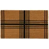 Kirkland's Home Doormats-Modern Farmhouse Plaid Coir Doormat