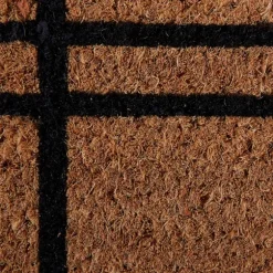 Kirkland's Home Doormats-Modern Farmhouse Plaid Coir Doormat