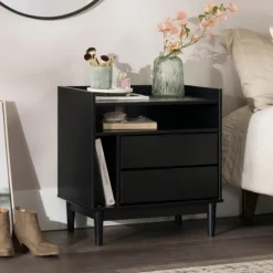 Kirkland's Home Nightstands-Modern Frame Wood Nightstand