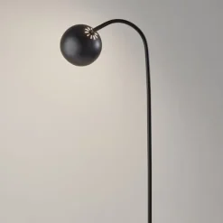 Kirkland's Home Floor Lamps-Modern Globe Shade Floor Lamp
