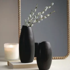 Kirkland's Home Vases-Modern Matte Ceramic Vases, Set Of 2