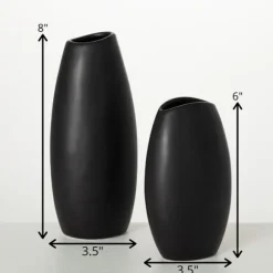 Kirkland's Home Vases-Modern Matte Ceramic Vases, Set Of 2