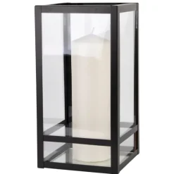 Kirkland's Home Lanterns-Modern Metal Lantern, 9 In.