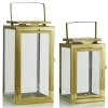 Kirkland's Home Lanterns-Modern Polished Lanterns, Set Of 2