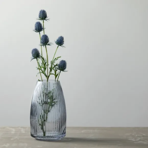 Kirkland's Home Vases-Modern Ribbed Glass Vase