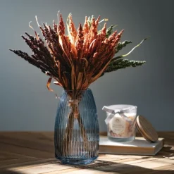 Kirkland's Home Vases-Modern Ribbed Glass Vase