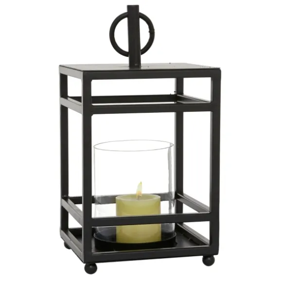 Kirkland's Home Lanterns-Modern Vintage Iron Framed Lantern, 15 In.