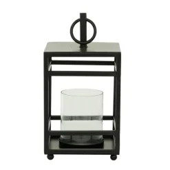 Kirkland's Home Lanterns-Modern Vintage Iron Framed Lantern, 15 In.