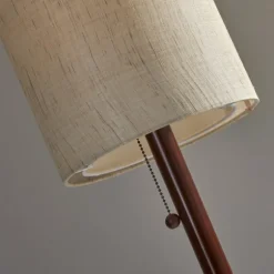 Kirkland's Home Floor Lamps-Modern Wood Emma Floor Lamp