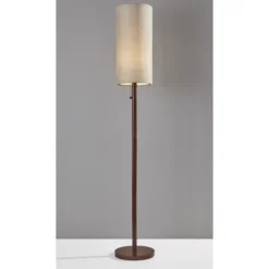 Kirkland's Home Floor Lamps-Modern Wood Emma Floor Lamp