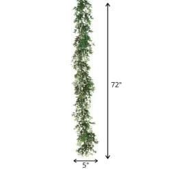 Kirkland's Home Arrangements & Greenery-Monochromatic Boxwood Garland, 72 In.