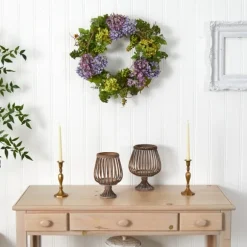 Kirkland's Home Wreaths-Multicolor Hydrangea And Berry Wreath