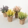 Kirkland's Home Arrangements & Greenery-Multicolor Lavender Burlap Arrangements, Set Of 4