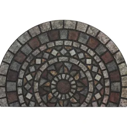 Kirkland's Home Doormats-Mythos Stone Mosaic Slice Doormat