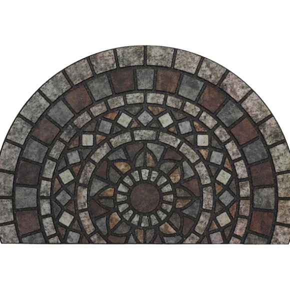 Kirkland's Home Doormats-Mythos Stone Mosaic Slice Doormat