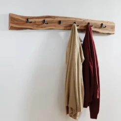 Kirkland's Home Hooks-Natural Acacia Wood Live Edge Wall Hooks