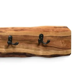 Kirkland's Home Hooks-Natural Acacia Wood Live Edge Wall Hooks