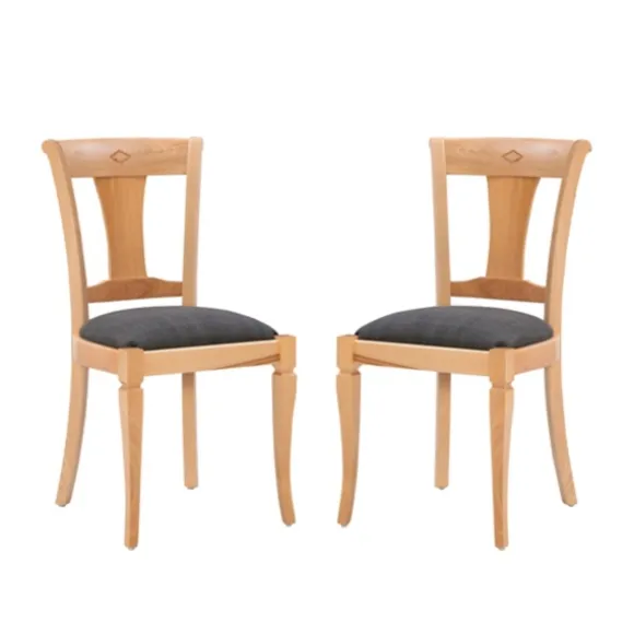 Kirkland's Home Dining Chairs-Natural And Gray Linen Dining Chairs, Set Of 2