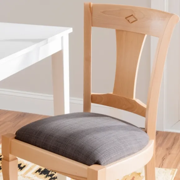 Kirkland's Home Dining Chairs-Natural And Gray Linen Dining Chairs, Set Of 2