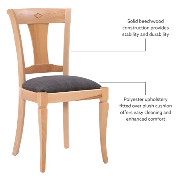 Kirkland's Home Dining Chairs-Natural And Gray Linen Dining Chairs, Set Of 2