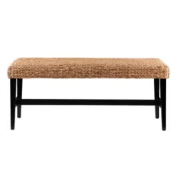 Kirkland's Home Benches & Ottomans-Natural Blanchard Water Hyacinth Bench
